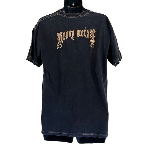 FUEL By Cheap Thrills Men's Short Sleeve Heavy metal Institute T-Shirt Size L - Picture 3 of 8